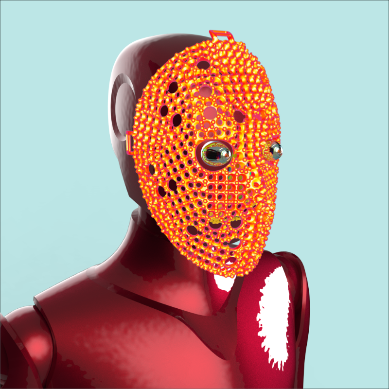 FXHASH ROBO AVATAR collection 1st sale #18 static token preview