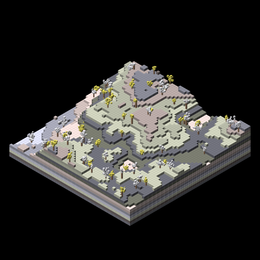 Pixel Topography #18 static token preview