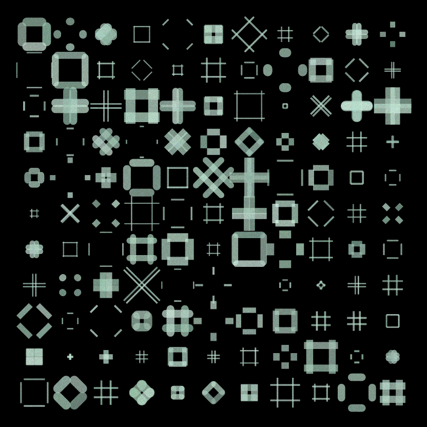 Hash Grid #13 static token preview