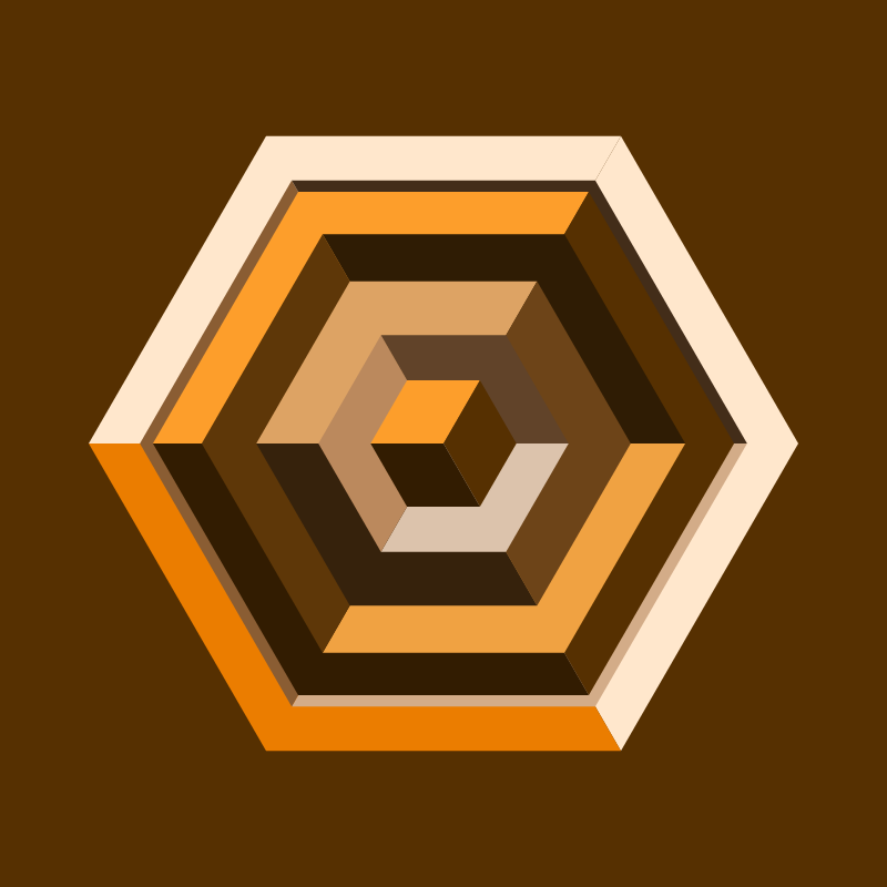 Hexagones - Art for Bots #22 static token preview