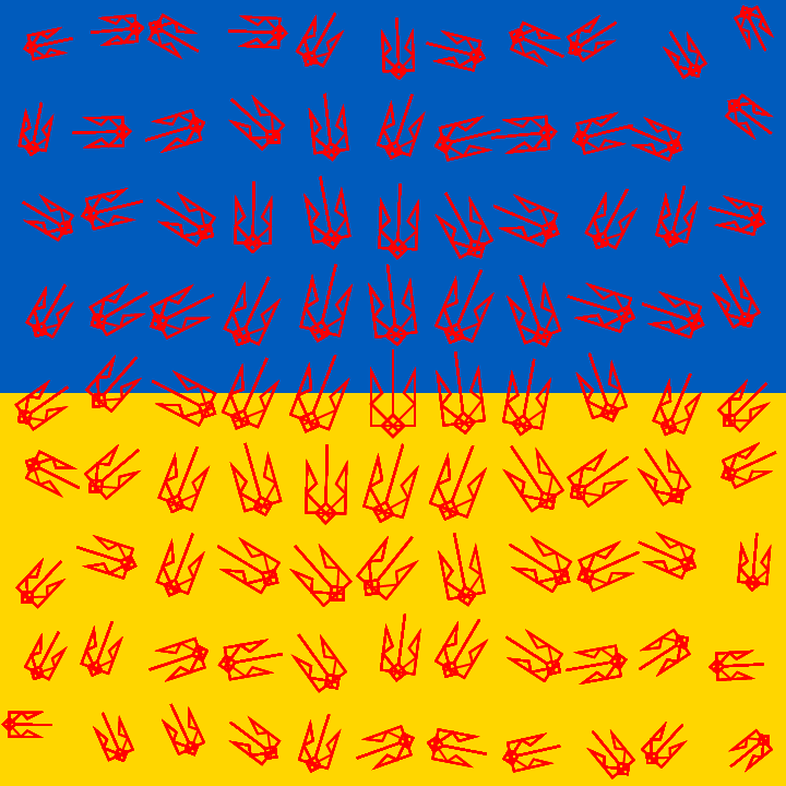 Slava Ukraini #14 static token preview