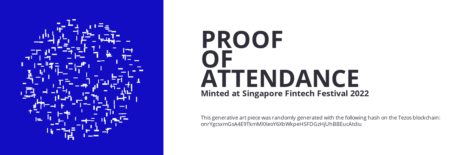 SFF2022 Proof of Attendance Token #1475 static token preview
