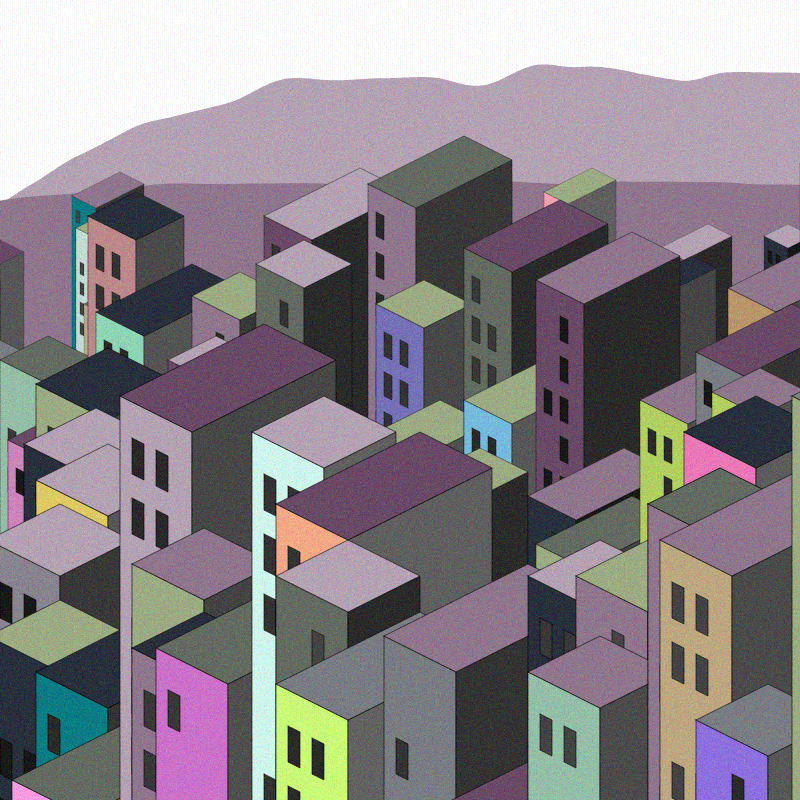 Coloured City #16 static token preview