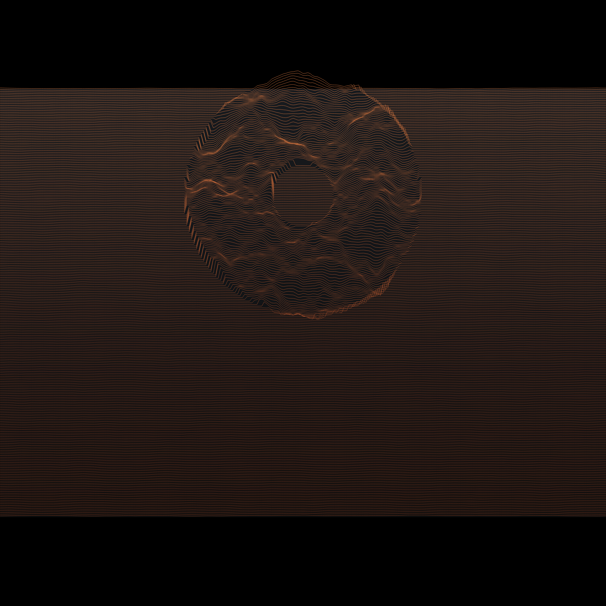 Waves Circle (For Plotter) #19 static token preview