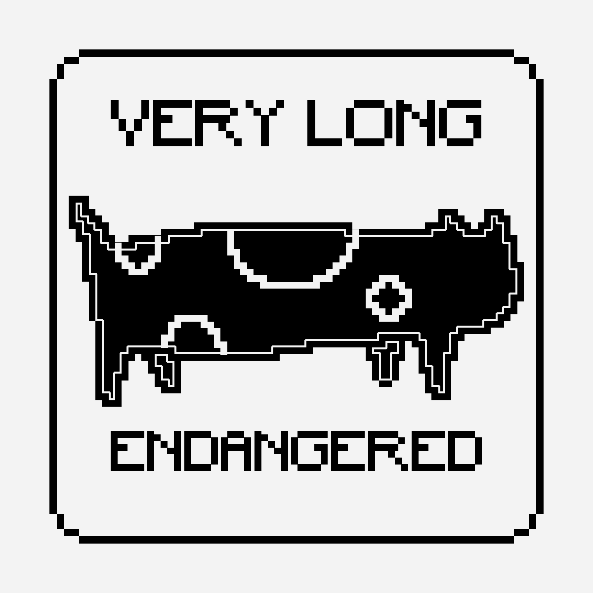 VERY LONG ENDANGERED CAT #19 static token preview