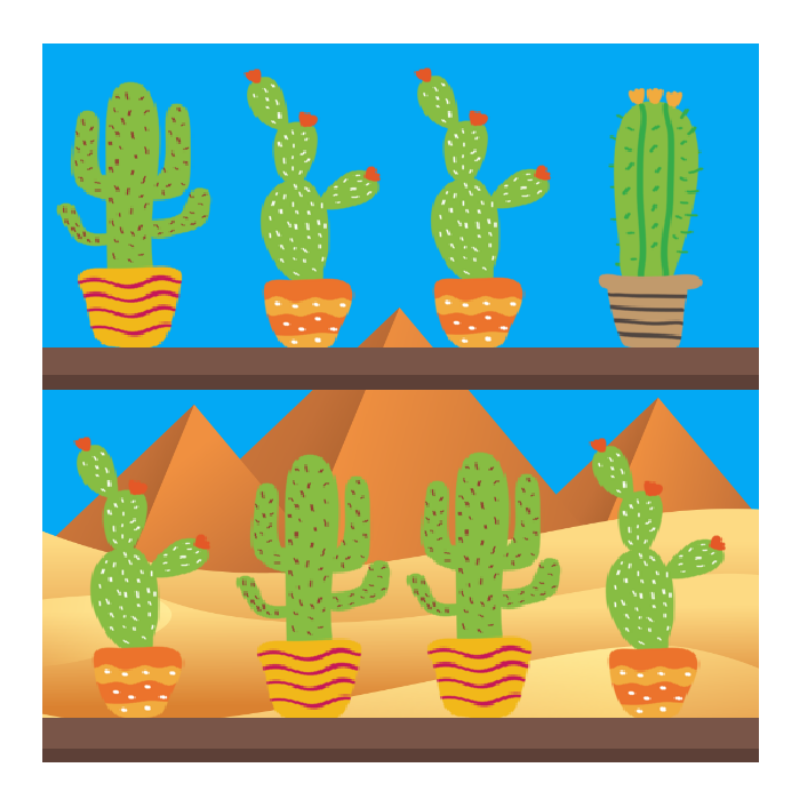 Cactus Shelf #2 static token preview