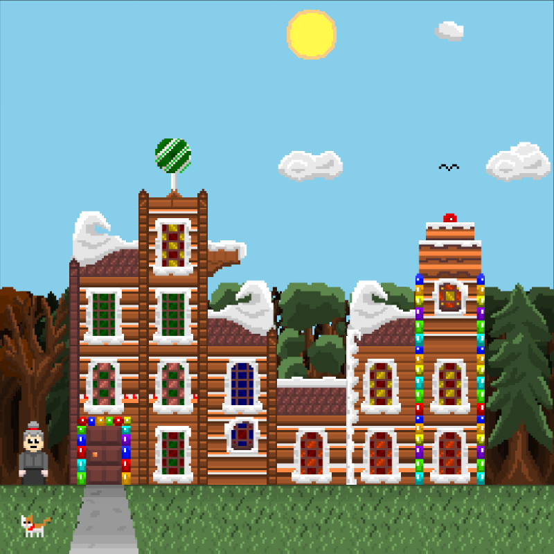 2D Mansion Candy House #12 static token preview