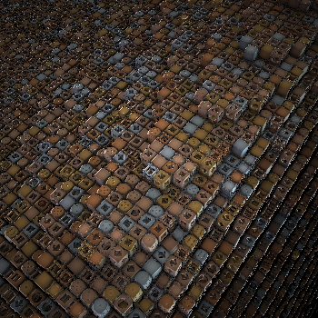 Tired Voxels #9 static token preview