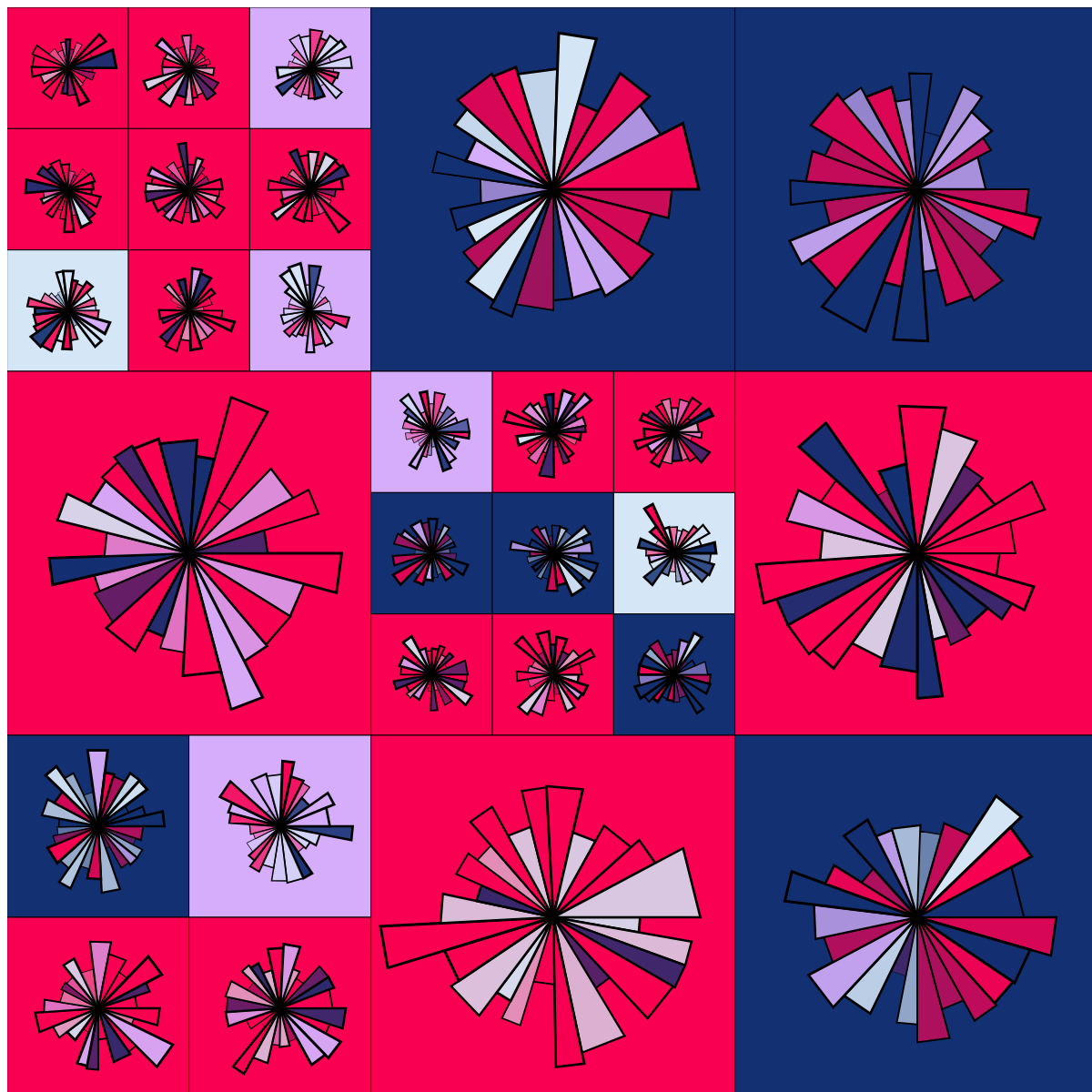 Dancing triangles #4 static token preview