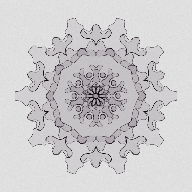 Handdrawn Kaleido #9 static token preview