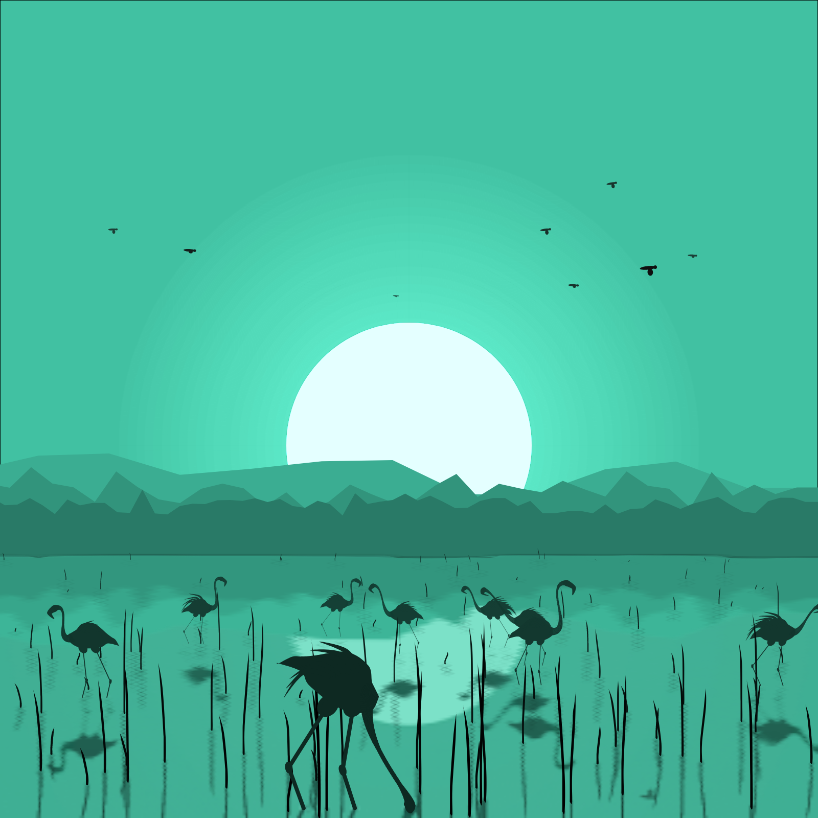 Flamingo Delta #17 static token preview