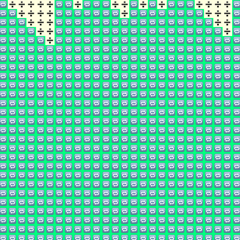Elementary Cellular Emoji Automata #62 static token preview