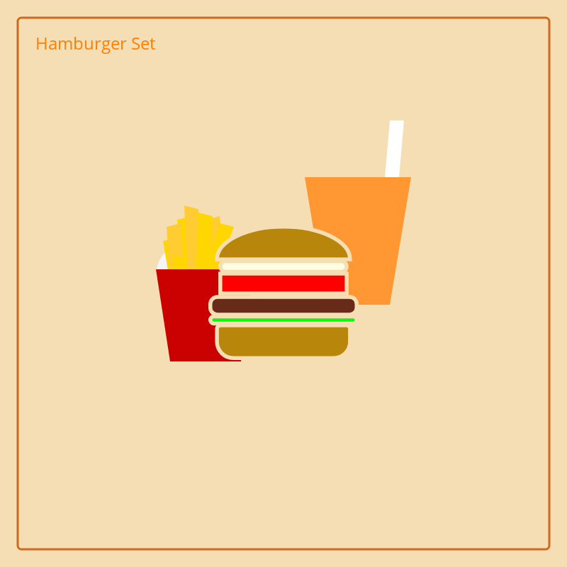 HAMBURGER!! #2 static token preview