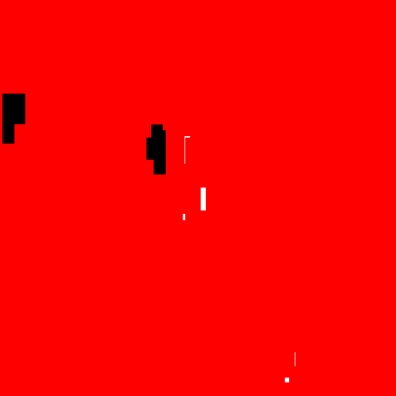 White & Black & Red All Over #24 static token preview