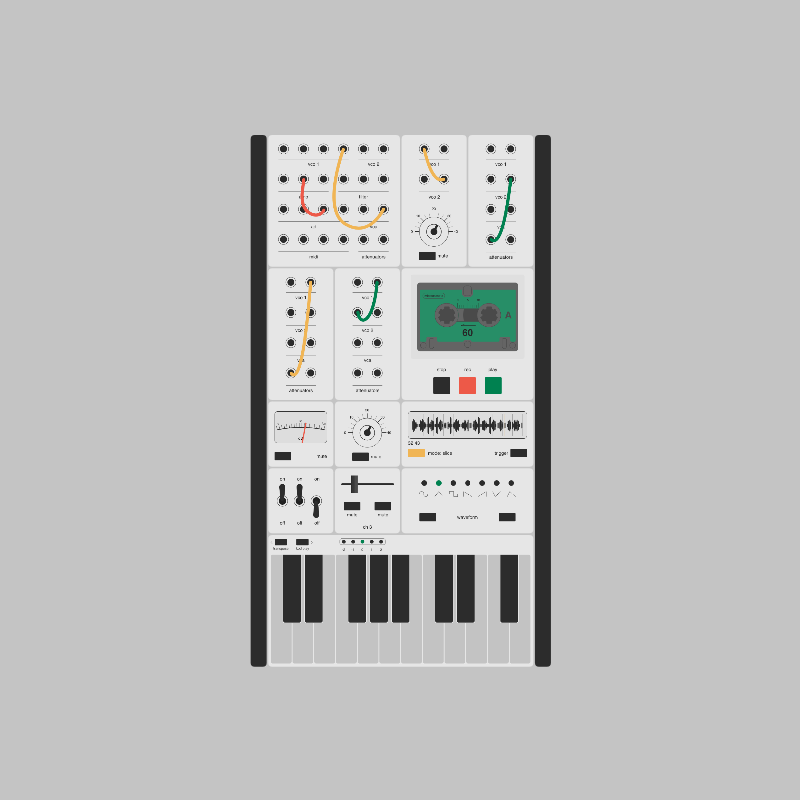 Modular synthesizer #2 static token preview