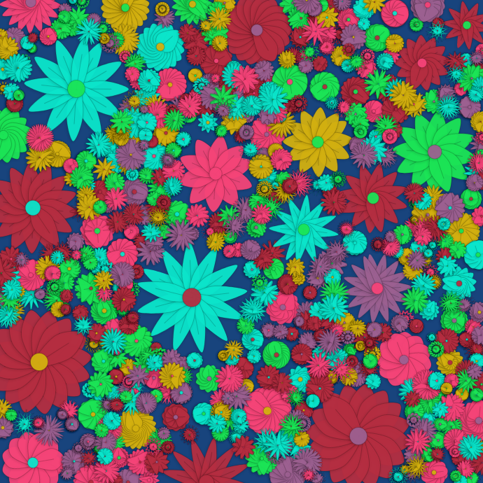 Flower garden #8 static token preview