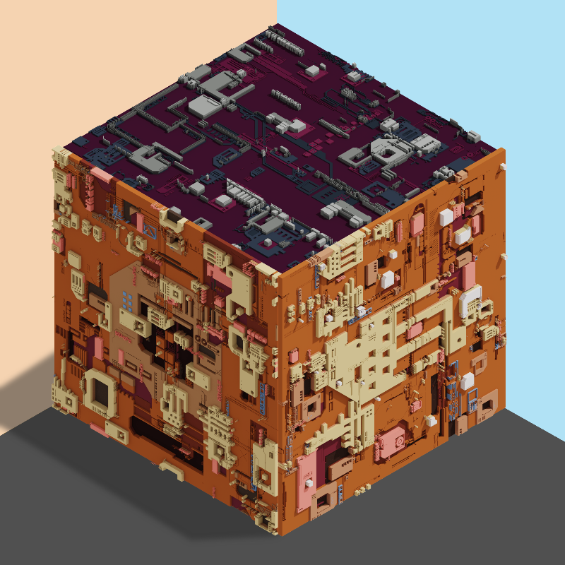 Cube generative #24 static token preview