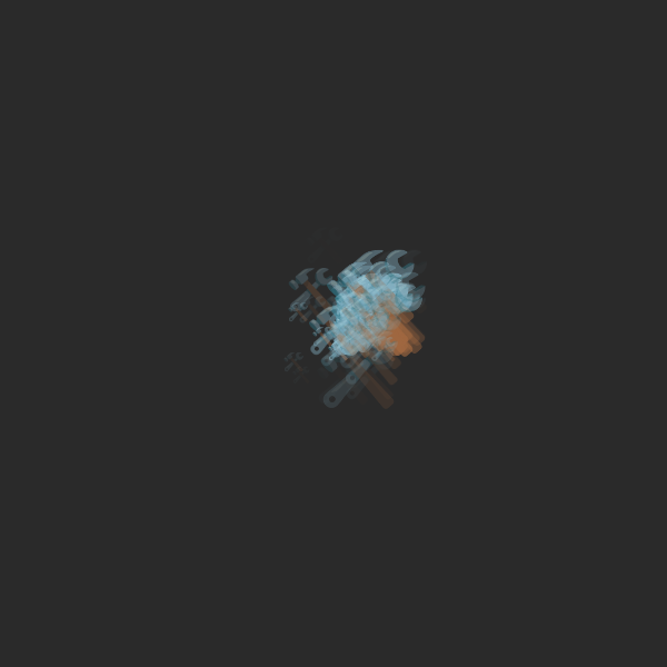 Emojies particle system #13 static token preview