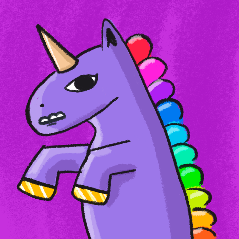 Peculiar unicornos #321 static token preview
