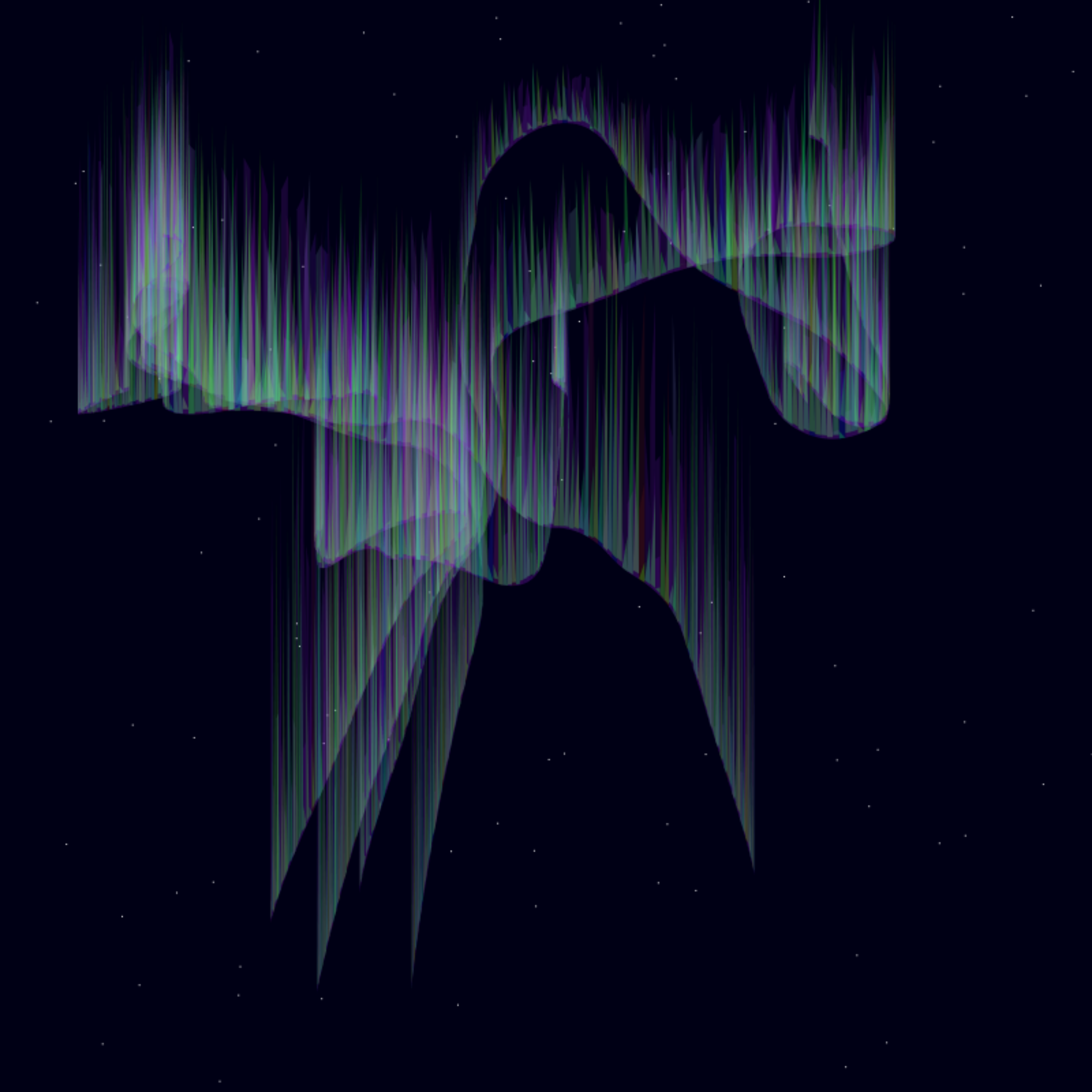 Aurora lights #1 static token preview