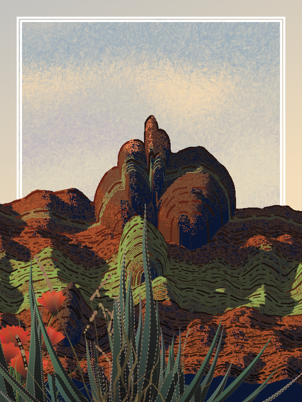 Desert Sun Rising #24 static token preview