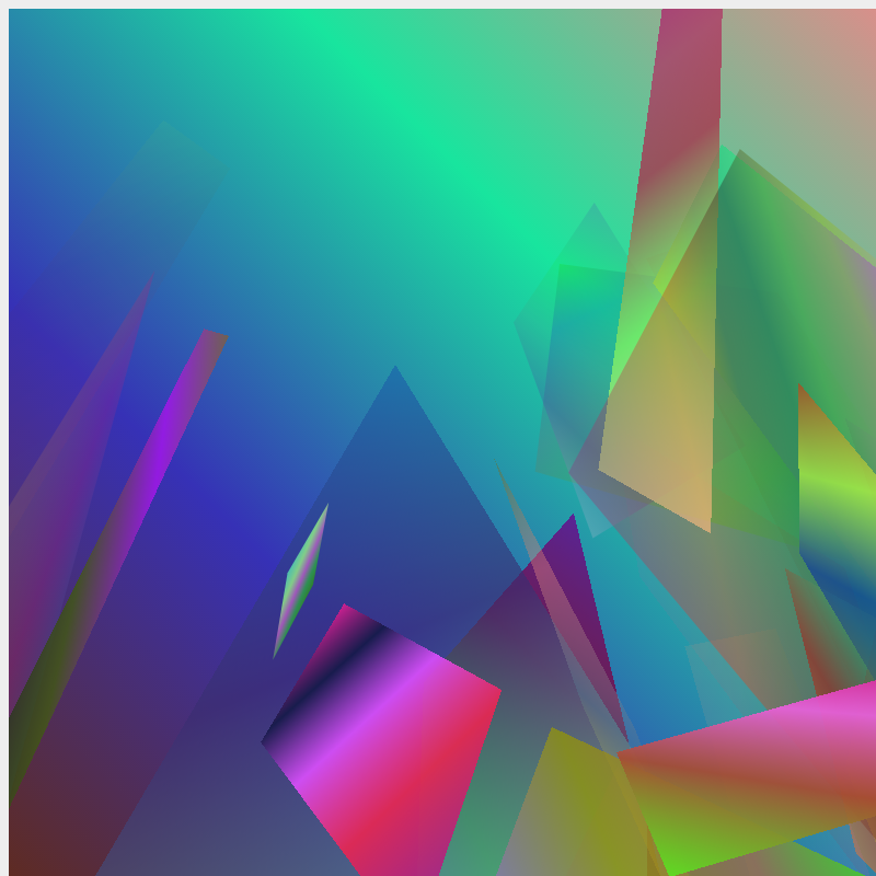 random divs with gradient and perspective #23 static token preview