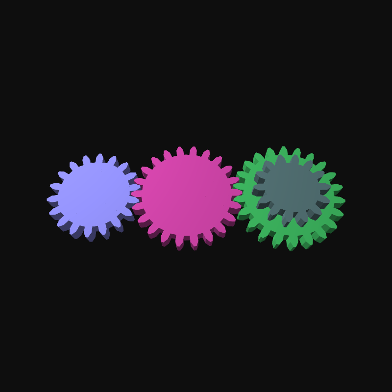 Mechanical gears #18 static token preview