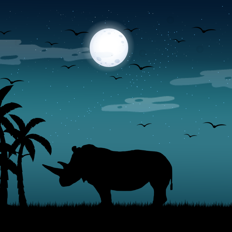 We Care...Rhinoceros #6 static token preview