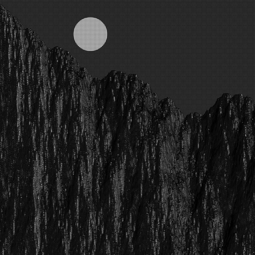 Classic generative landscape #115 static token preview