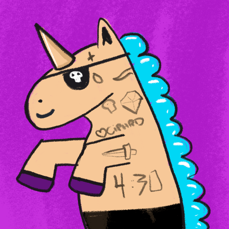 Peculiar unicornos #323 static token preview