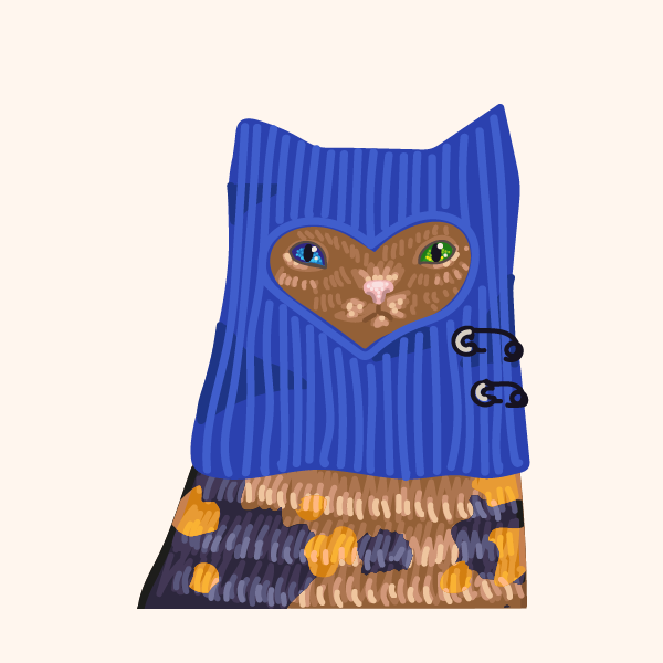 Kittens in balaclavas #21 static token preview