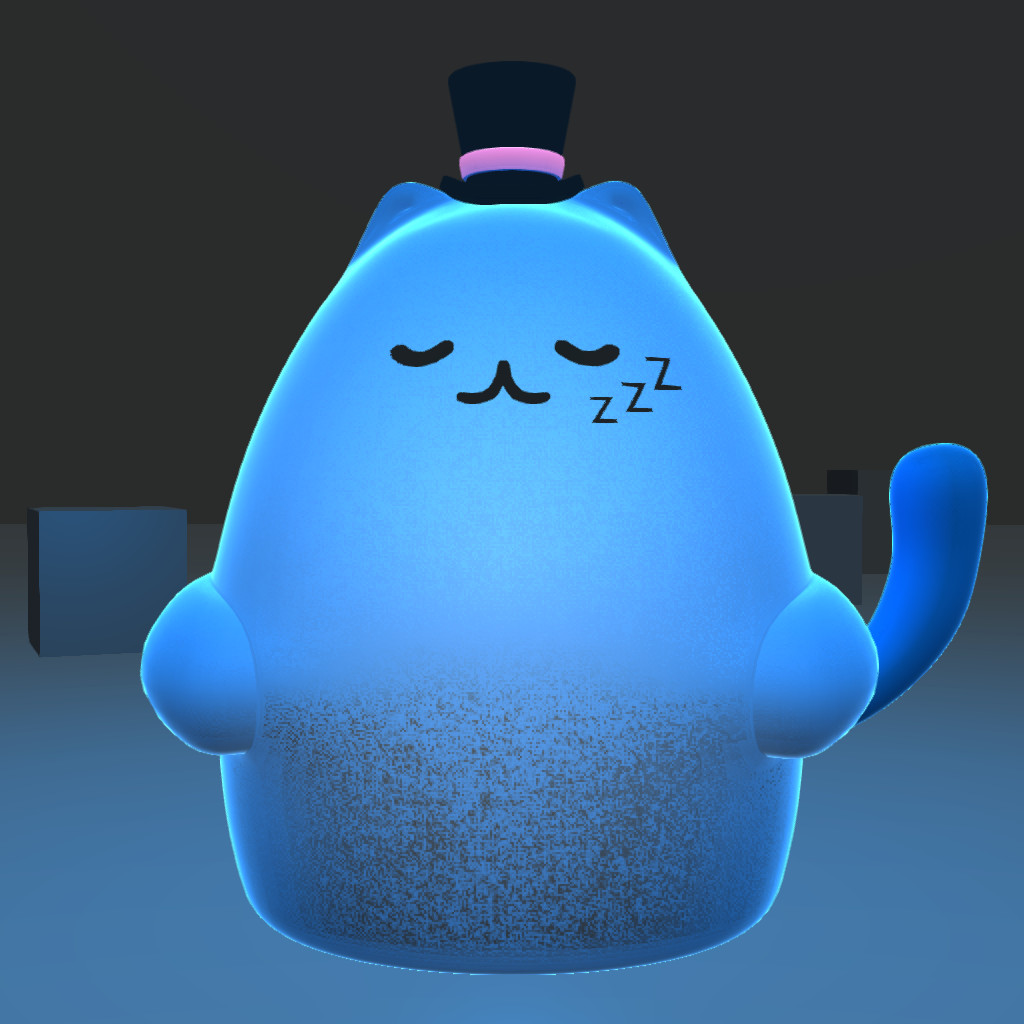 Glow Kitties #21 static token preview