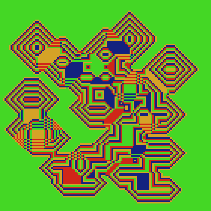 Superimposed Octagonal Pyramids #14 static token preview