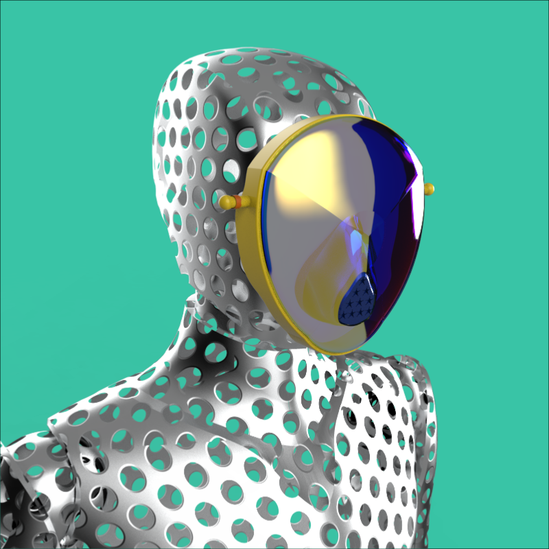 FXHASH ROBO AVATAR collection 1st sale #24 static token preview