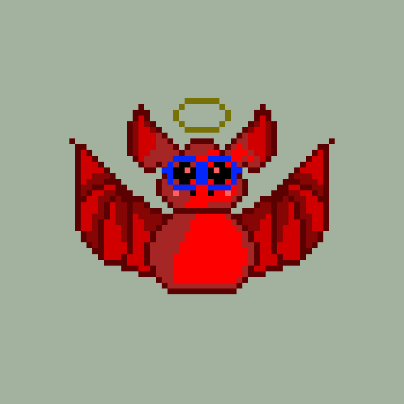 Generative Pixie Bat #20 static token preview