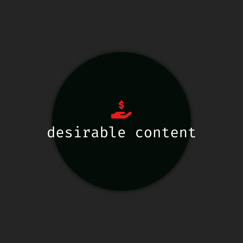 desirable content #17 static token preview