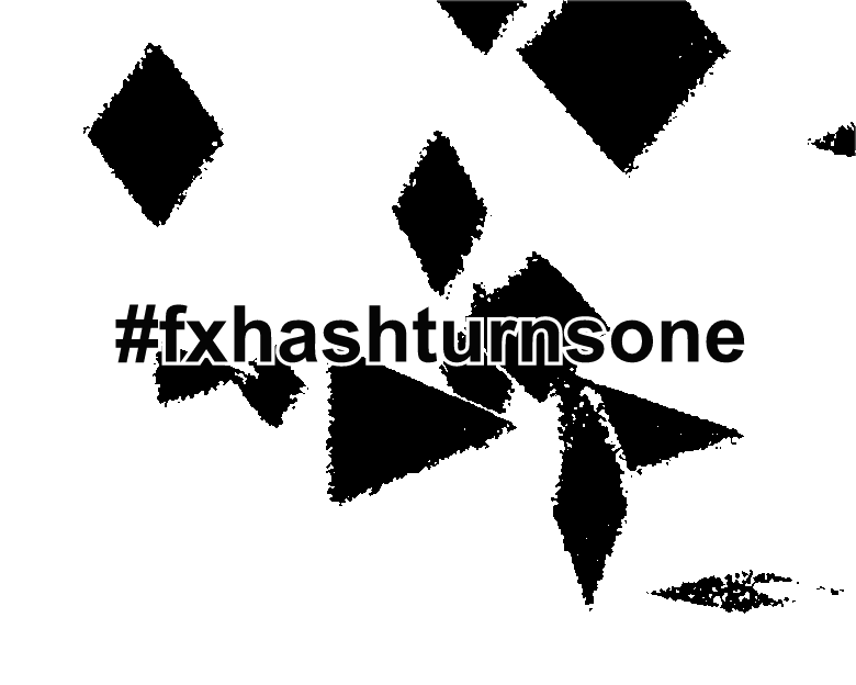 fxhash turns one #2 static token preview