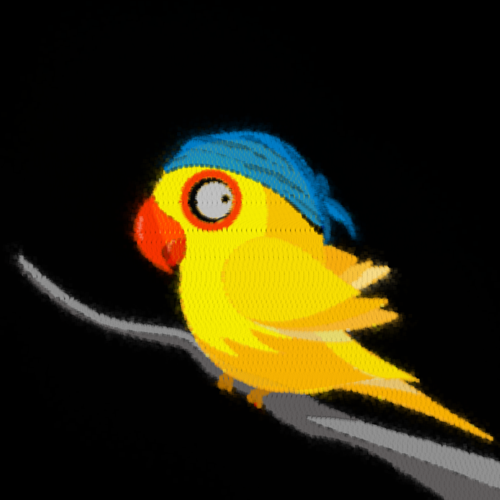 Parrot #95 static token preview