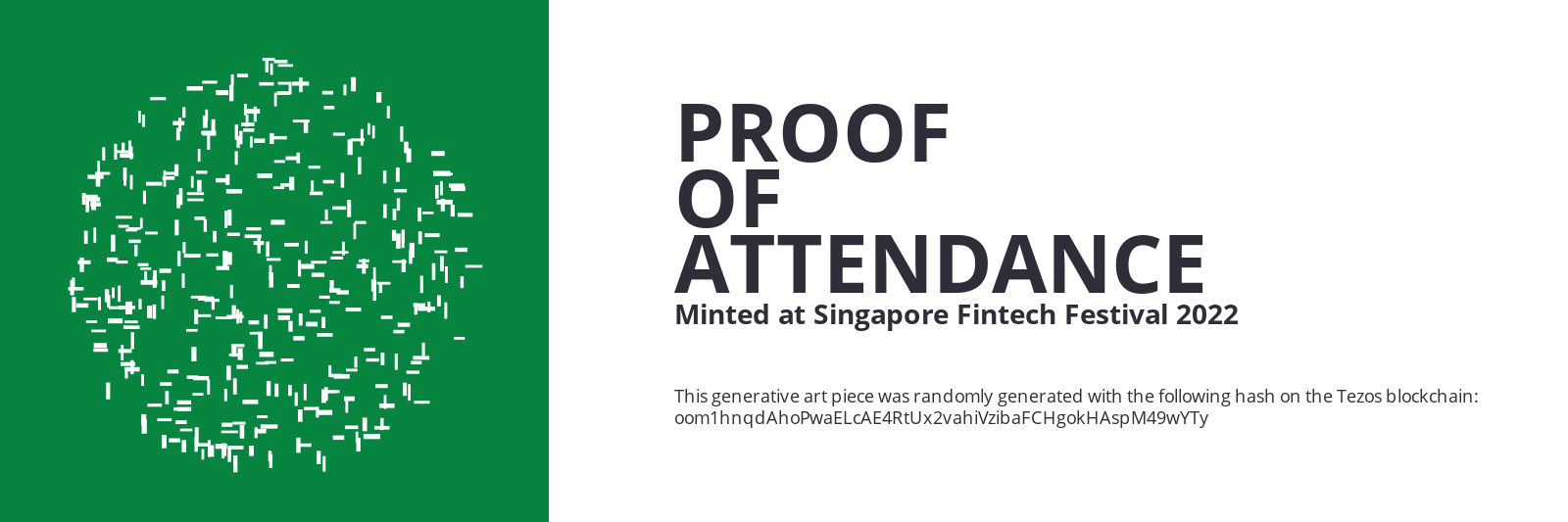 SFF2022 Proof of Attendance Token #583 static token preview