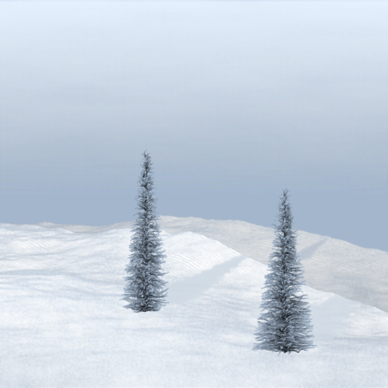Snowy Hills #10 static token preview