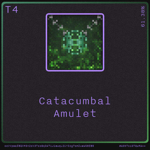Gear for your quests - Amulet #20 static token preview