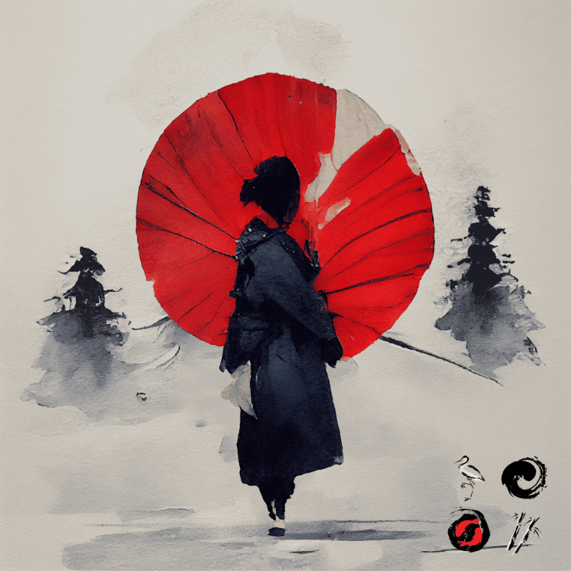 A walking geisha #5 static token preview