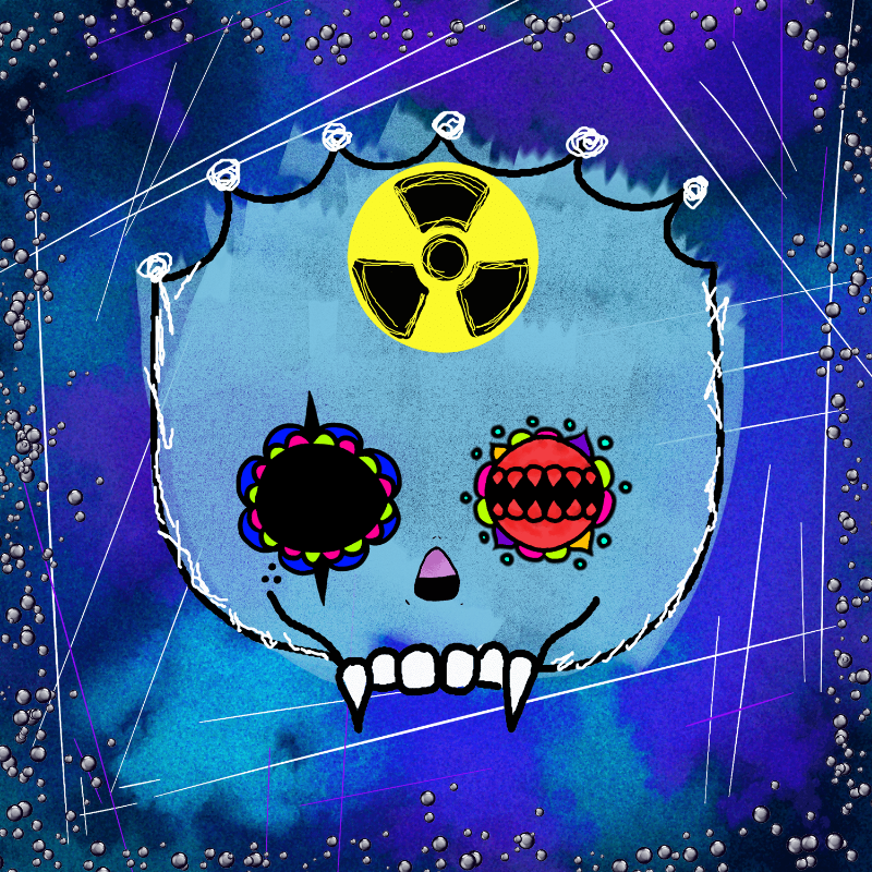 Mexican Candy Skulls #14 static token preview