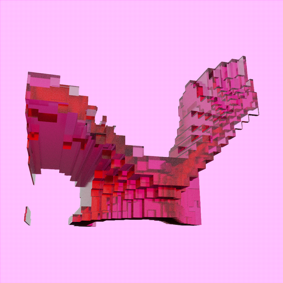 ‘Low-Res’ poems #4 static token preview
