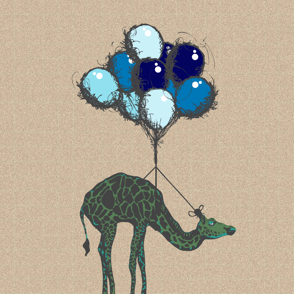 Flying Giraffe #6 static token preview