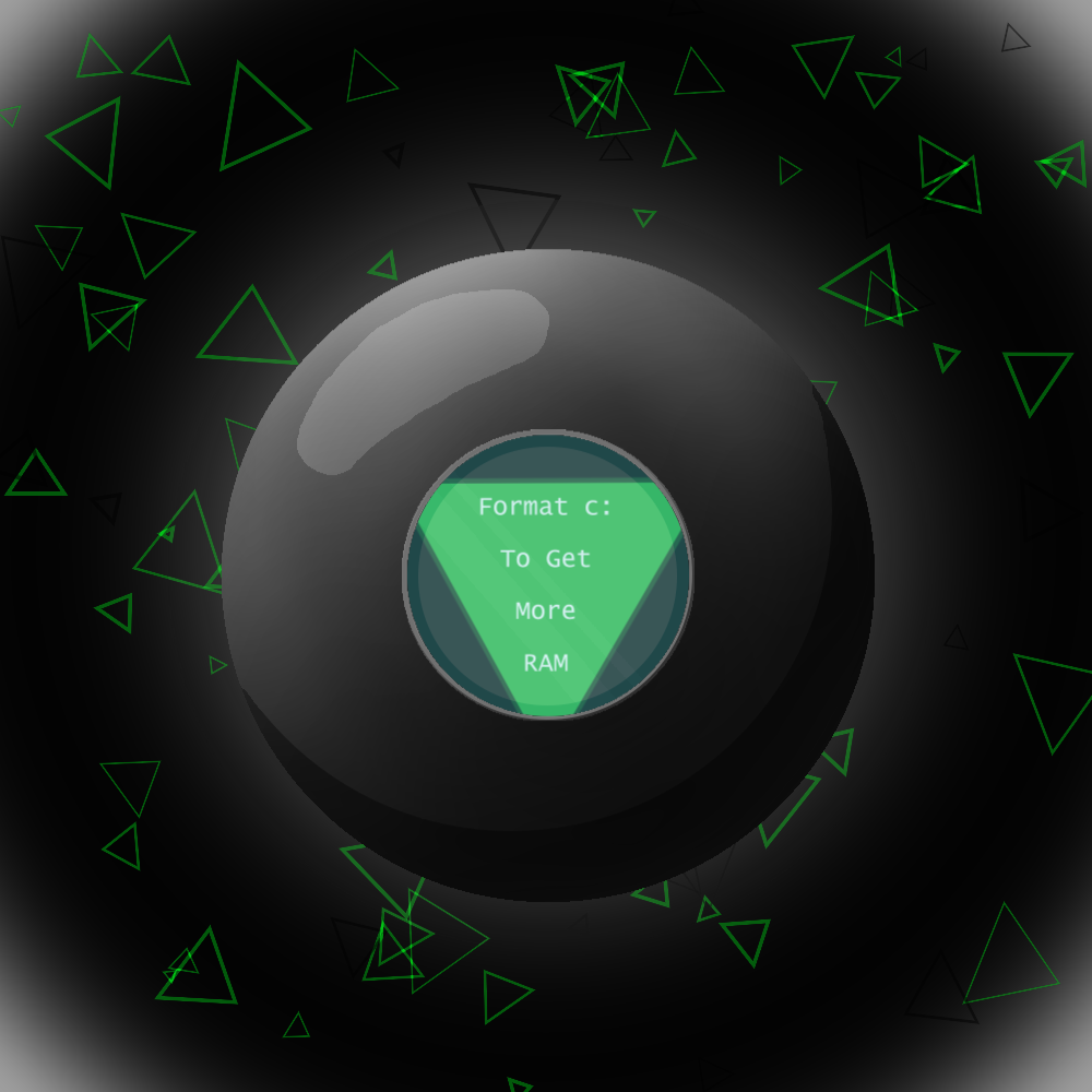 Malevolent 8 Ball #23 static token preview