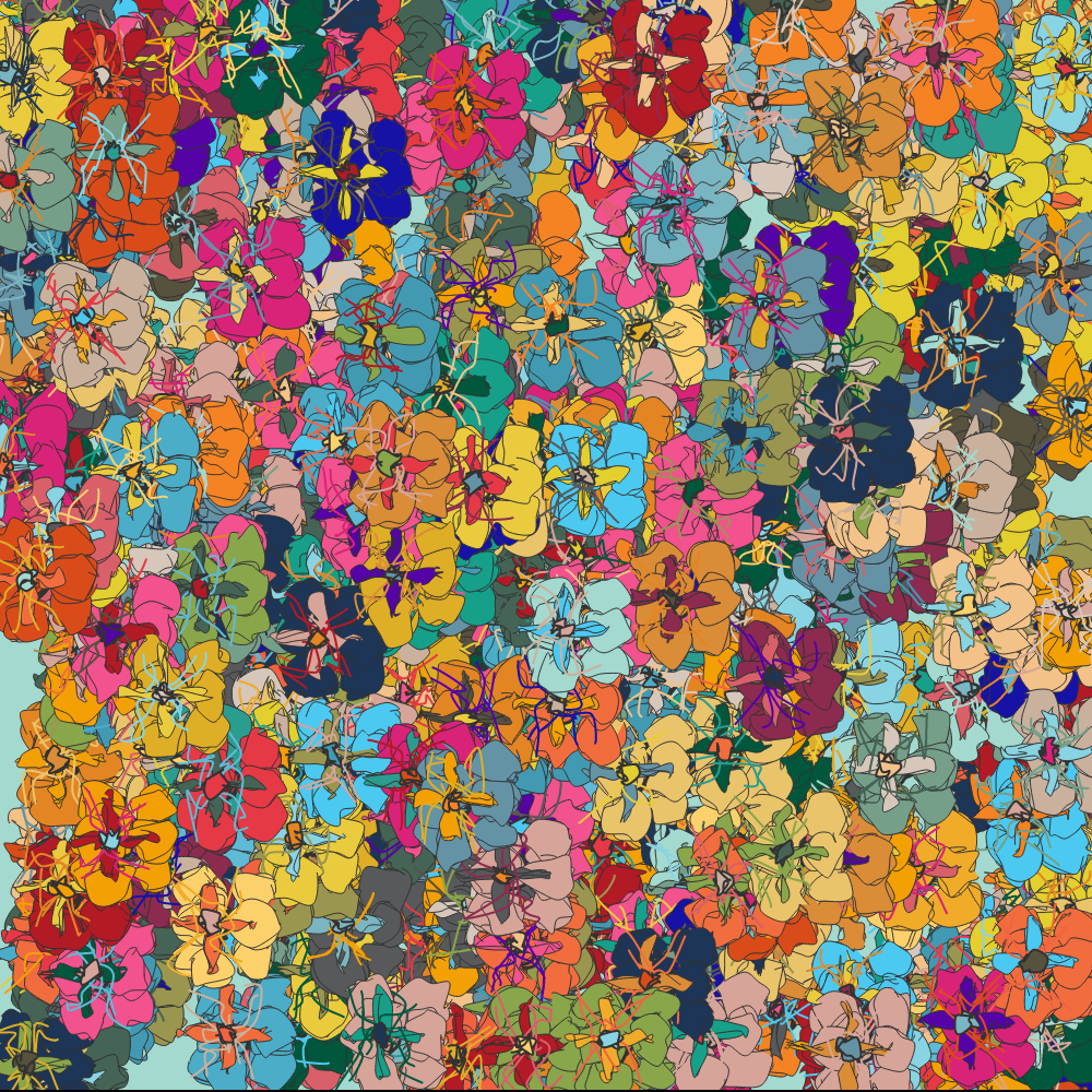 Floral Cacophony #6 static token preview