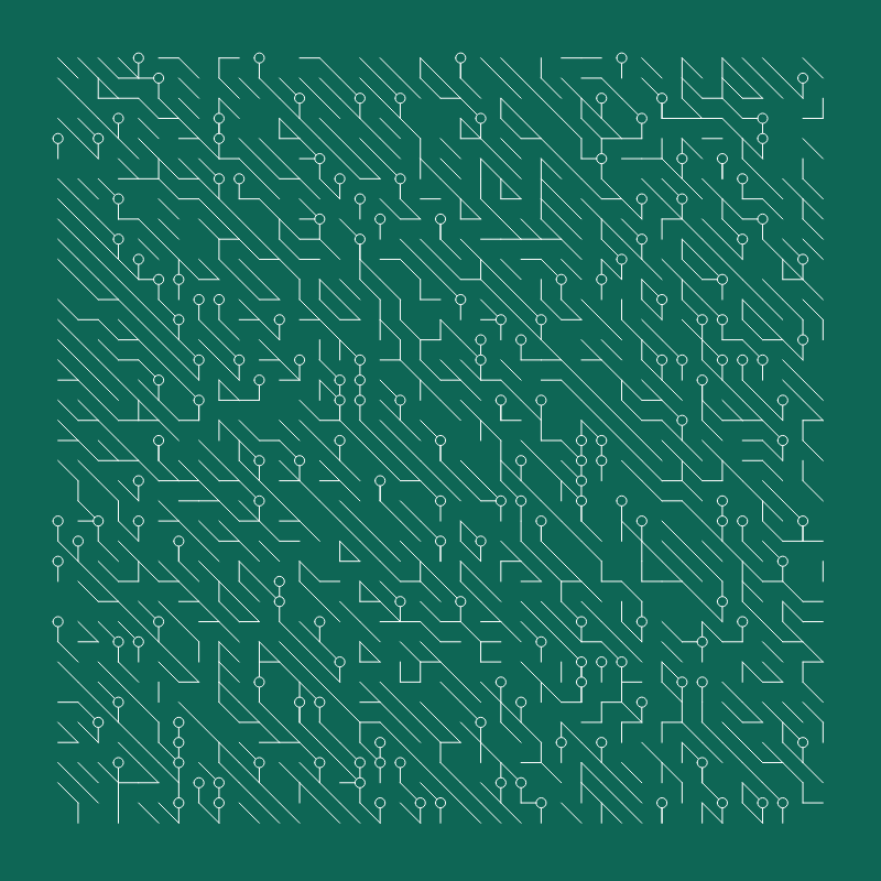 Generative Blueprint : Printed Circuit #1 static token preview