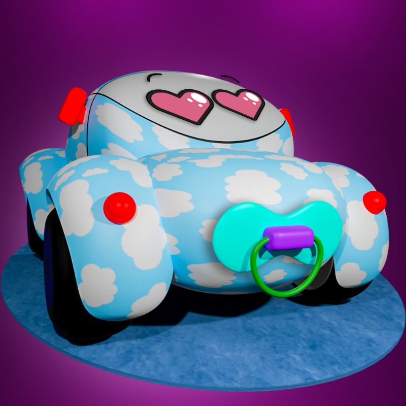 Morixels Colab #8 BabyCar #20 static token preview