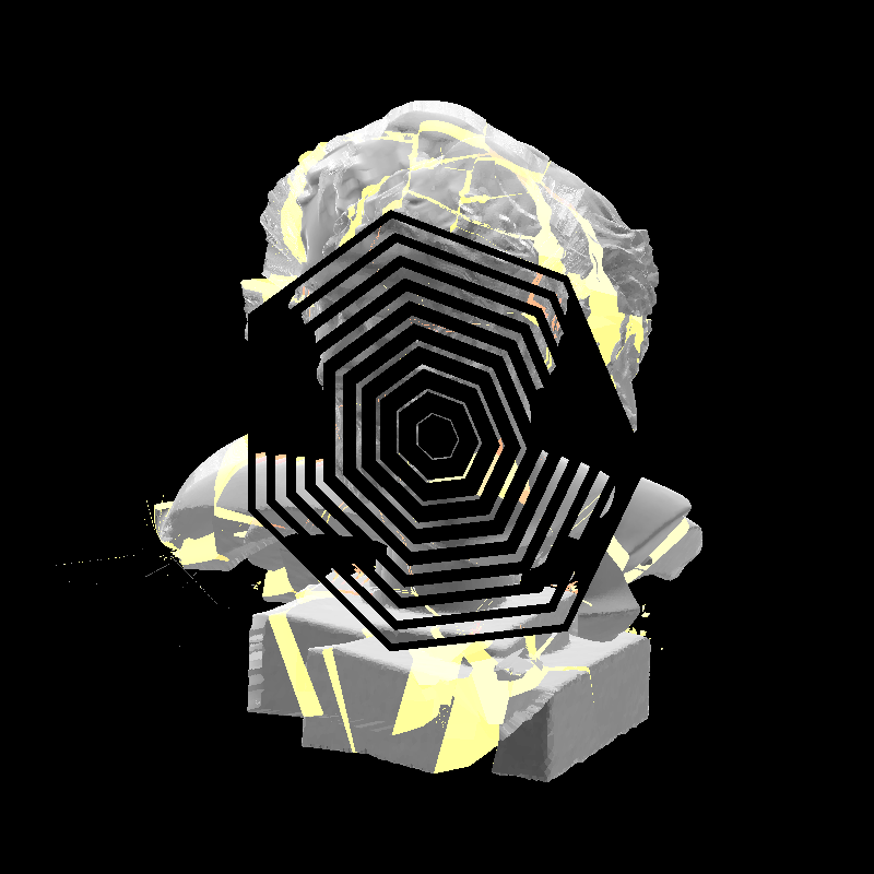 Exploding headz #1 static token preview